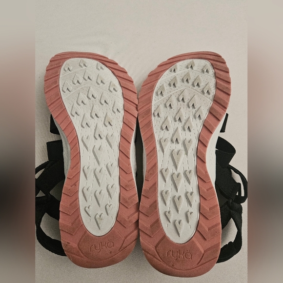 RYKA - SIZE 8M Black and Gray Athletic Sandals with Adjustable Straps - Picture 5 of 6